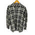 ペリーエリス PERRY ELLIS 90S 100%リネン チェックレギュラーカラーシャツ 好配色 メンズ import:L