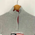 ポロジーンズカンパニーラルフローレン POLO JEANS COMPANY RALPH LAUREN 星条旗 ロゴ 刺繍 ハーフジップ ハイネック コットン リブ ニット レディース import:S