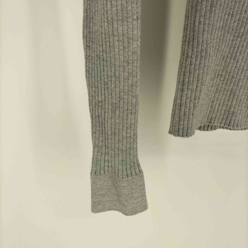 ポロジーンズカンパニーラルフローレン POLO JEANS COMPANY RALPH LAUREN 星条旗 ロゴ 刺繍 ハーフジップ ハイネック コットン リブ ニット レディース import:S