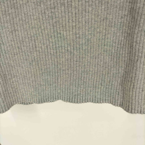 ポロジーンズカンパニーラルフローレン POLO JEANS COMPANY RALPH LAUREN 星条旗 ロゴ 刺繍 ハーフジップ ハイネック コットン リブ ニット レディース import:S