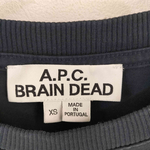 アーペーセー A.P.C. コットン フロント刺繍S/S Tシャツ レディース import:XS
