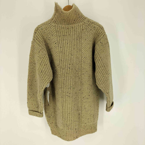 ニコル NICOLE 90-00S BOUTIQUE ネップ ウール ハイネック ニット レディース