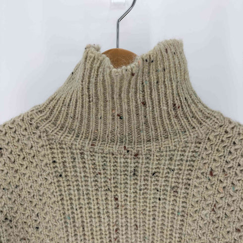 ニコル NICOLE 90-00S BOUTIQUE ネップ ウール ハイネック ニット レディース
