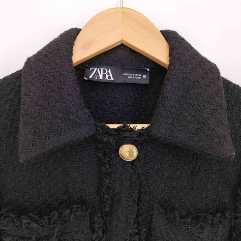ザラ ZARA ツイードベスト レディース import:S