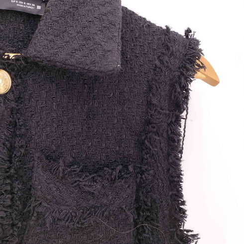 ザラ ZARA ツイードベスト レディース import:S