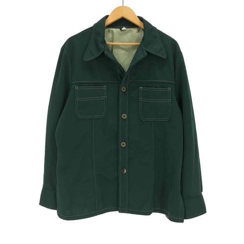 70S ポリエステルシャツジャケット メンズ