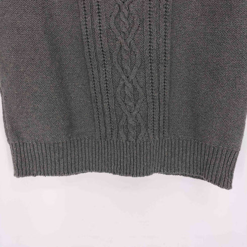 Fabiane Roux Imported Yarn コットン リネン ケーブルニット トップ レディース