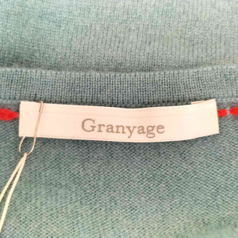 グランヤージュ Granyage カシミヤ100% ノースリーブニット レディース 38