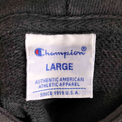 チャンピオン Champion ワンポイントロゴ フーデッドスウェットシャツ メンズ import:L