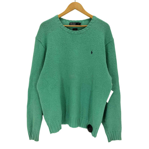 ポロバイラルフローレン Polo by RALPH LAUREN コットンウールクルーネックニット メンズ XXL
