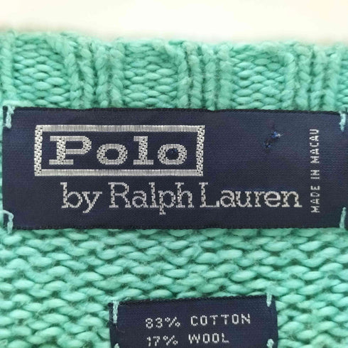 ポロバイラルフローレン Polo by RALPH LAUREN コットンウールクルーネックニット メンズ XXL