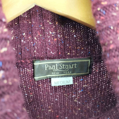 ポールスチュアート Paul Stuart アンゴラ混 ショートスリーブ ハイネック ニット レディース JPN:M