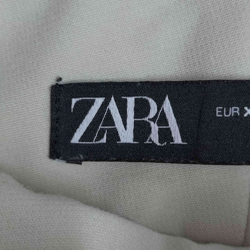 ザラ ZARA ハイウエスト ベルト付き テーパードスラックス レディース XS