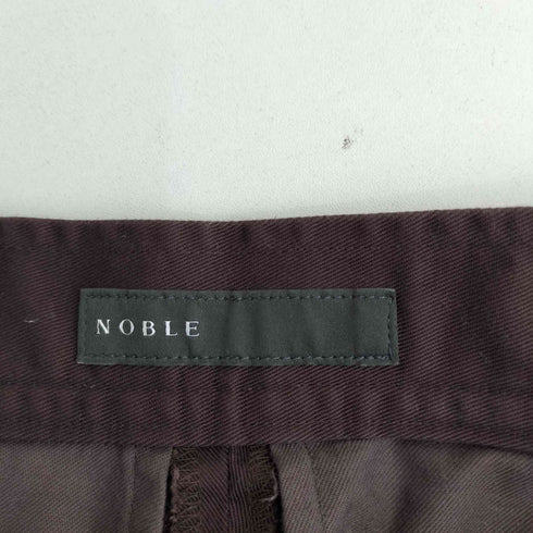 ノーブル Noble ワイドチノクロスストレートパンツ レディース JPN:36
