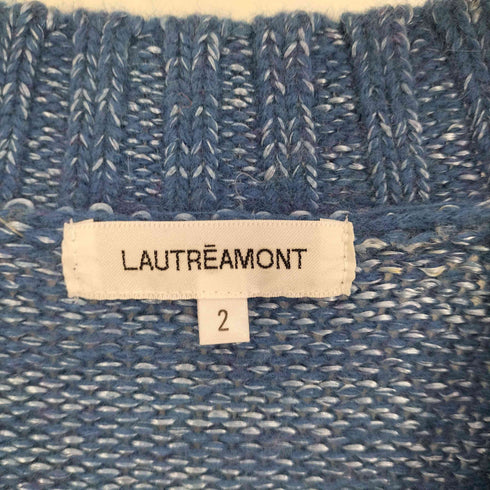 ロートレアモン LAUTREAMONT アンゴラ 混 Vネック ニット レディース 2