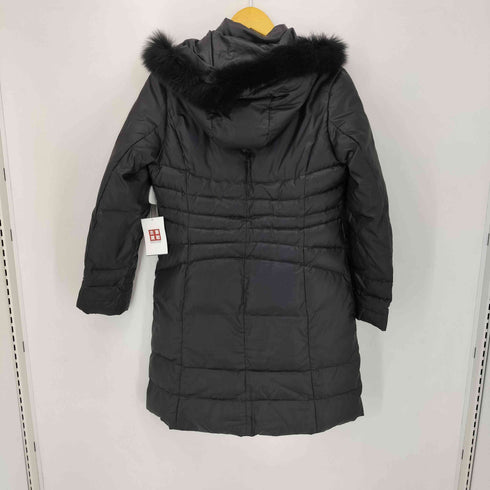 unvie-rose フォックスファー付き フーデッドダウンコート レディース 9AR
