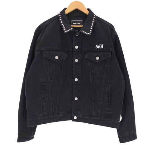 ウィンダンシー WIND AND SEA STUTTED DENIM JACKET メンズ import:M