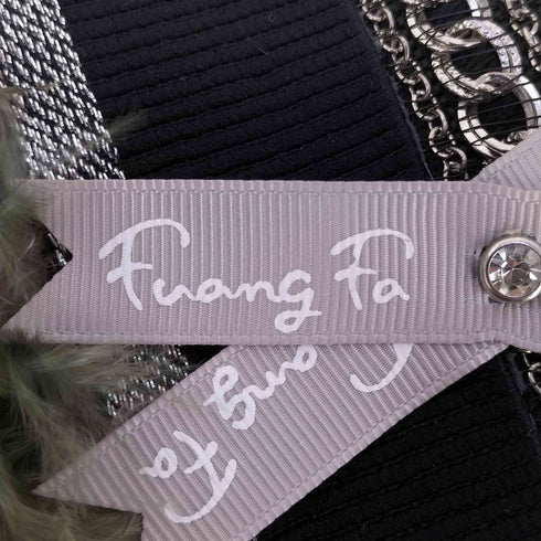 Fuang Fa ハンドメイド 羽根 フェザー ハンドバッグ レディース