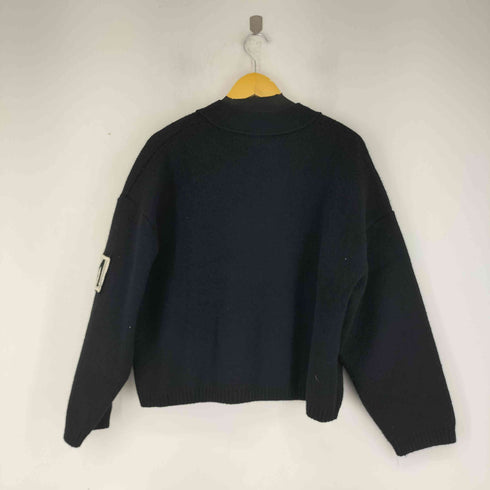 MOCOLOCO ワッペンカーディガン レディース