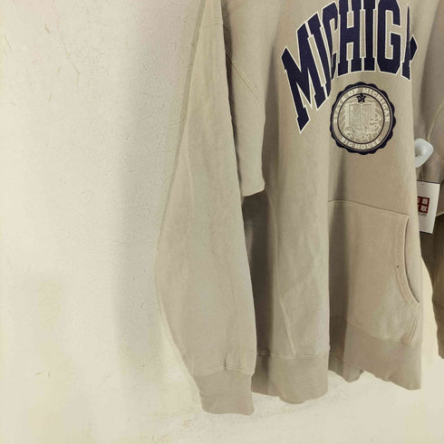 バーンズ Barns 90's プリント パーカー MICHIGAN メンズ import:L