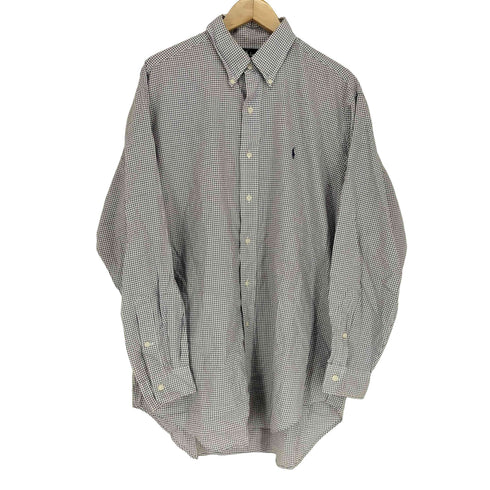 ラルフローレン RALPH LAUREN YARMOUTH チェック柄ボタンダウンシャツ メンズ 16-33