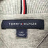 トミーヒルフィガー TOMMY HILFIGER ロゴ刺繍ハーフジップコットンニット メンズ L
