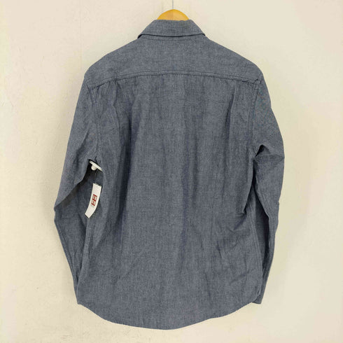 バーンズ アウト フィッターズ BARNS OUT FITTERS 猫目 メタルボタン シャンブレー BDシャツ メンズ JPN:3