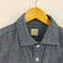 バーンズ アウト フィッターズ BARNS OUT FITTERS 猫目 メタルボタン シャンブレー BDシャツ メンズ JPN:3