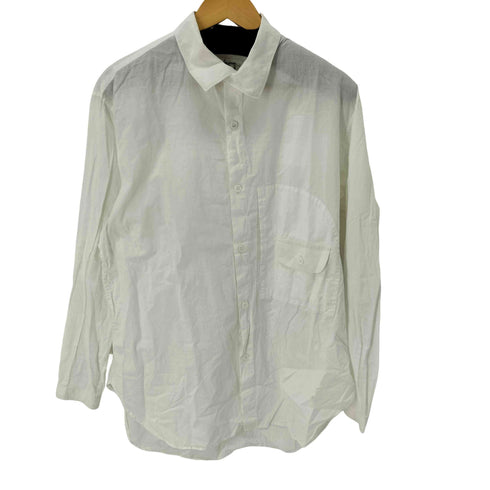 ヨウジヤマモトプールオム Yohji Yamamoto POUR HOMME 18SS Open Button Stand Shirt オープンボタンL/Sシャツ メンズ JPN:3