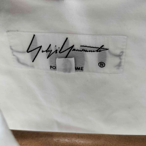 ヨウジヤマモトプールオム Yohji Yamamoto POUR HOMME 18SS Open Button Stand Shirt オープンボタンL/Sシャツ メンズ JPN:3