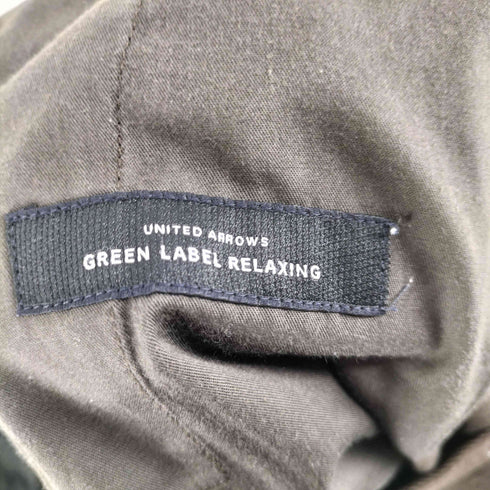 ユナイテッドアローズグリーンレーベルリラクシング UNITED ARROWS green label relaxing キャバリーツイル クリース テーパードパンツ メンズ JPN:M