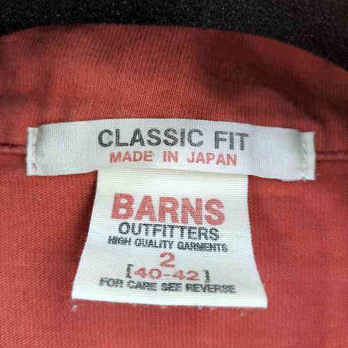 バーンズ アウト フィッターズ BARNS OUT FITTERS 半袖スキッパー メンズ JPN:2