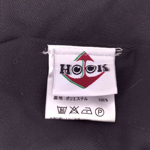 フック HOOK 総柄 パッチワーク リバーシブルブルゾン メンズ