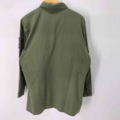 ユーエスアーミー U.S. ARMY 80s 85年会計 ユーティリティシャツ SHIRT UTILITY DURA PRESS OG-507 メンズ 16 1/2 X 32