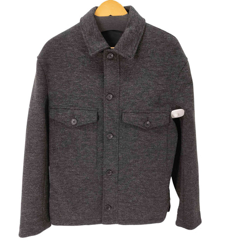 ザラ ZARA ウールライクCPOシャツジャケット メンズ import:M