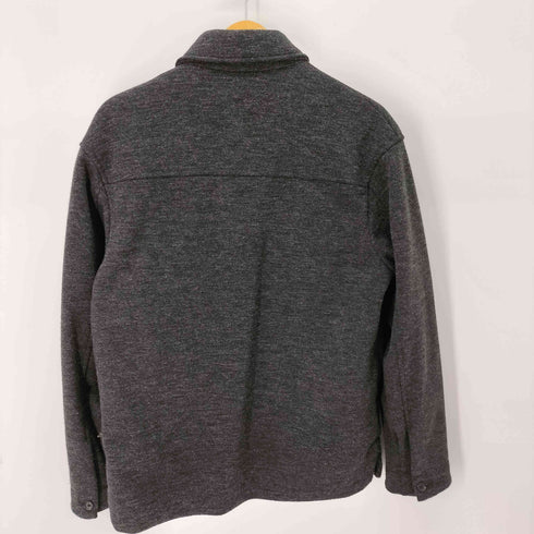 ザラ ZARA ウールライクCPOシャツジャケット メンズ import:M