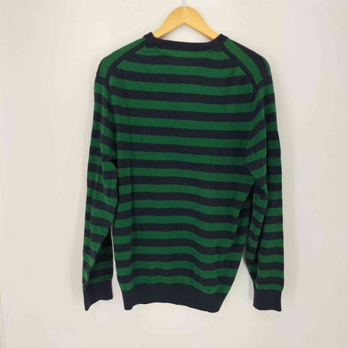 トミーヒルフィガー TOMMY HILFIGER コットン ボーダーニット メンズ import:L