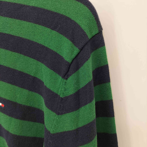 トミーヒルフィガー TOMMY HILFIGER コットン ボーダーニット メンズ import:L