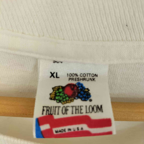 フルーツオブザルーム FRUIT OF THE LOOM USA製 1988コピーライト oh go milk yourself クルーネックTシャツ メンズ import:XL