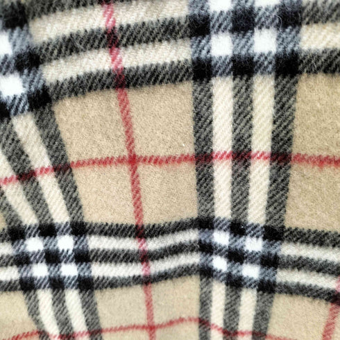 バーバリーズ BURBERRYS ホースロゴ刺繍 ウール100%ブランケット ひざ掛け ノバチェック メンズ