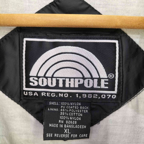 サウスポール SOUTHPOLE ロゴ刺繍 ナイロンジャケット メンズ import:XL