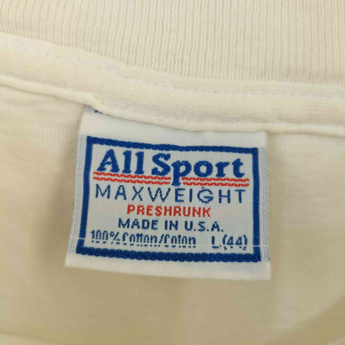 オールスポーツ ALL sport USA製 1997コピーライト aruba dutch west indies 両面プリント クルーネックTシャツ メンズ import:L