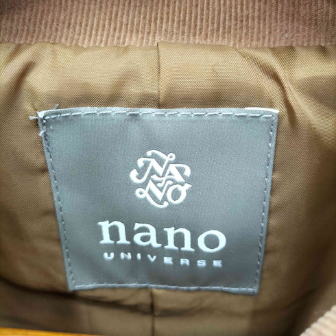 ナノユニバース NANO universe ジップアップ コーデュロイジャケット メンズ JPN:M