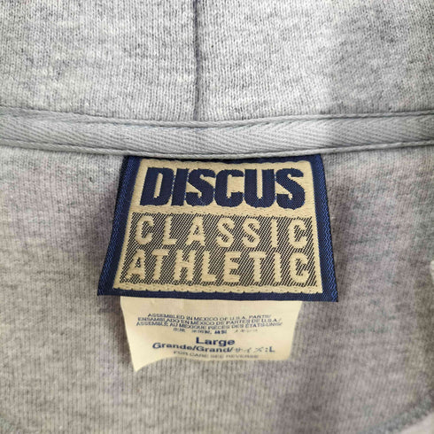 ディスカス アスレチック Discus Athletic メキシコ製 ハーフジップ プルオーバーパーカー メンズ import:L