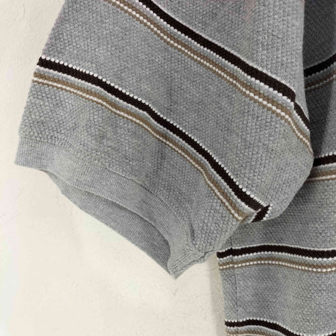 メッカ mecca ボーダー ポロシャツ メンズ import:XXL