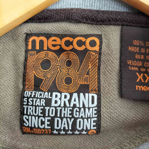 メッカ mecca ボーダー ポロシャツ メンズ import:XXL