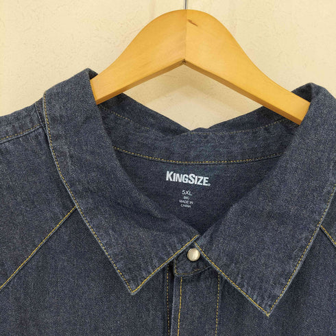キングサイズ KINGSIZE S/S デニム ウエスタンシャツ メンズ 5XL