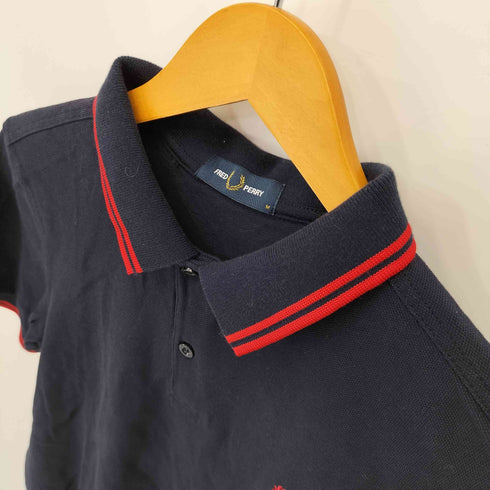フレッドペリー FRED PERRY 刺繍ロゴ 半袖ポロシャツ メンズ M