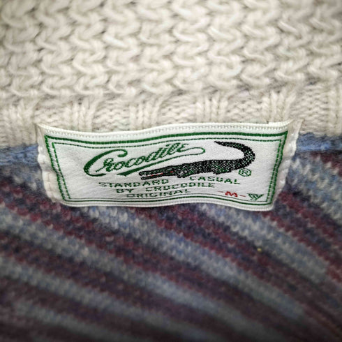 クロコダイル crocodile マルチカラー ハイネックセーター メンズ JPN:M