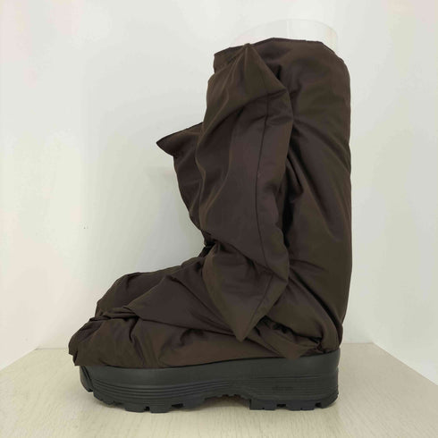 NORA KASSIN PUFFED SHORT BOOTS (DARK RED) メンズ UK:8